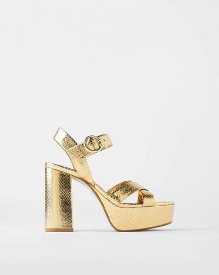 Golden sandal